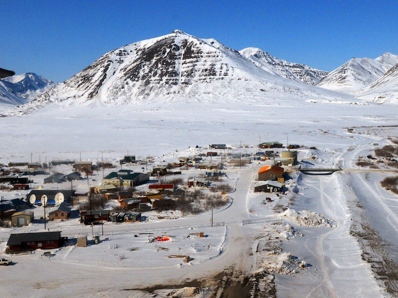 Figure 8: The small Alaskan village of Anaktuvuk Pass.